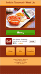 Mobile Screenshot of indias-tandoori.eat24hour.com