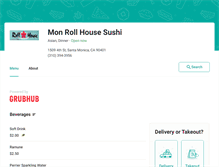 Tablet Screenshot of monrollrestaurant.eat24hour.com