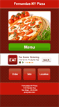 Mobile Screenshot of fernandasnypizza.eat24hour.com