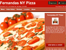 Tablet Screenshot of fernandasnypizza.eat24hour.com