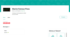 Desktop Screenshot of mariosfamouspizza.eat24hour.com