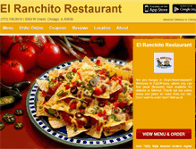 Tablet Screenshot of elranchitorestaurant.eat24hour.com