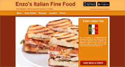 Desktop Screenshot of enzoitalianfinefood.eat24hour.com
