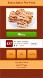 Mobile Screenshot of enzoitalianfinefood.eat24hour.com