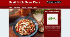 Desktop Screenshot of basilbrickoven.eat24hour.com
