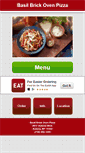 Mobile Screenshot of basilbrickoven.eat24hour.com