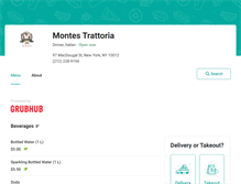 Tablet Screenshot of montestrattorianyc.eat24hour.com