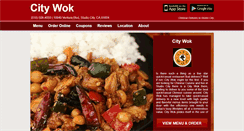 Desktop Screenshot of citywok-studiocity.eat24hour.com