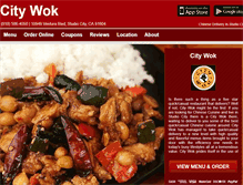 Tablet Screenshot of citywok-studiocity.eat24hour.com