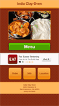 Mobile Screenshot of indiaclayoven.eat24hour.com