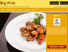Tablet Screenshot of bigpinkmiamibeach.eat24hour.com