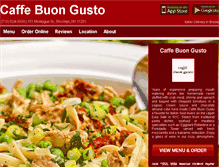 Tablet Screenshot of caffe-buon.eat24hour.com