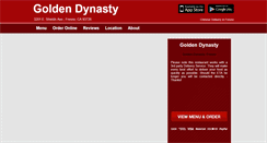 Desktop Screenshot of goldendynastyfresno.eat24hour.com