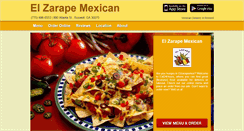 Desktop Screenshot of elzarapemex.eat24hour.com